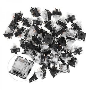 M.T Be the king of games 70PCS Pack 3Pin Gateron White Switch Keyboard Switch for Mechanical Gaming Keyboard